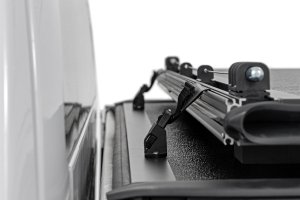 Chevrolet Colorado Hard Low Profile Bed Cover - Rear - Rough Country - Tri-Fold - '15-'24